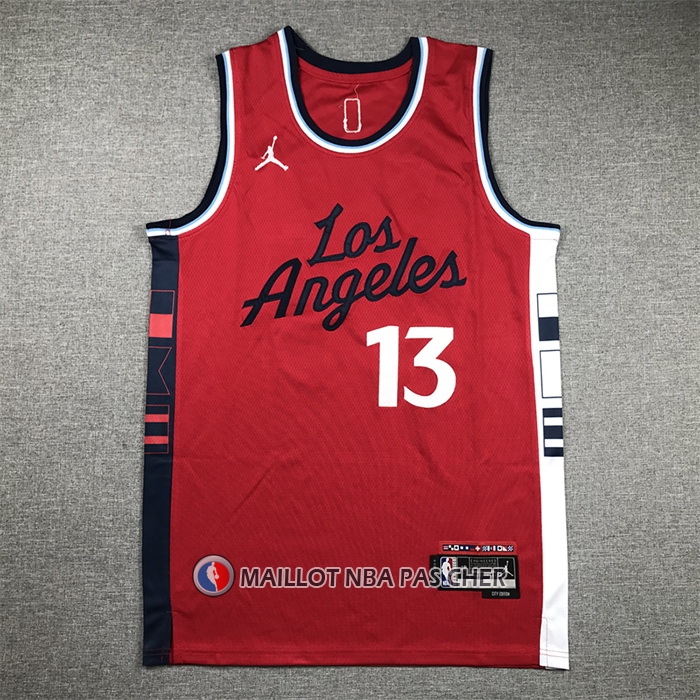 Maillot Los Angeles Clippers Paul George NO 13 Statement 2024-25 Rouge